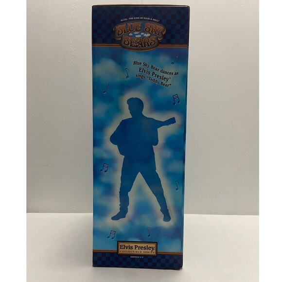 Blue Sky Bears Elvis Presley Dances Sings Original Box Certificate Authenticity - Picture 11 of 15